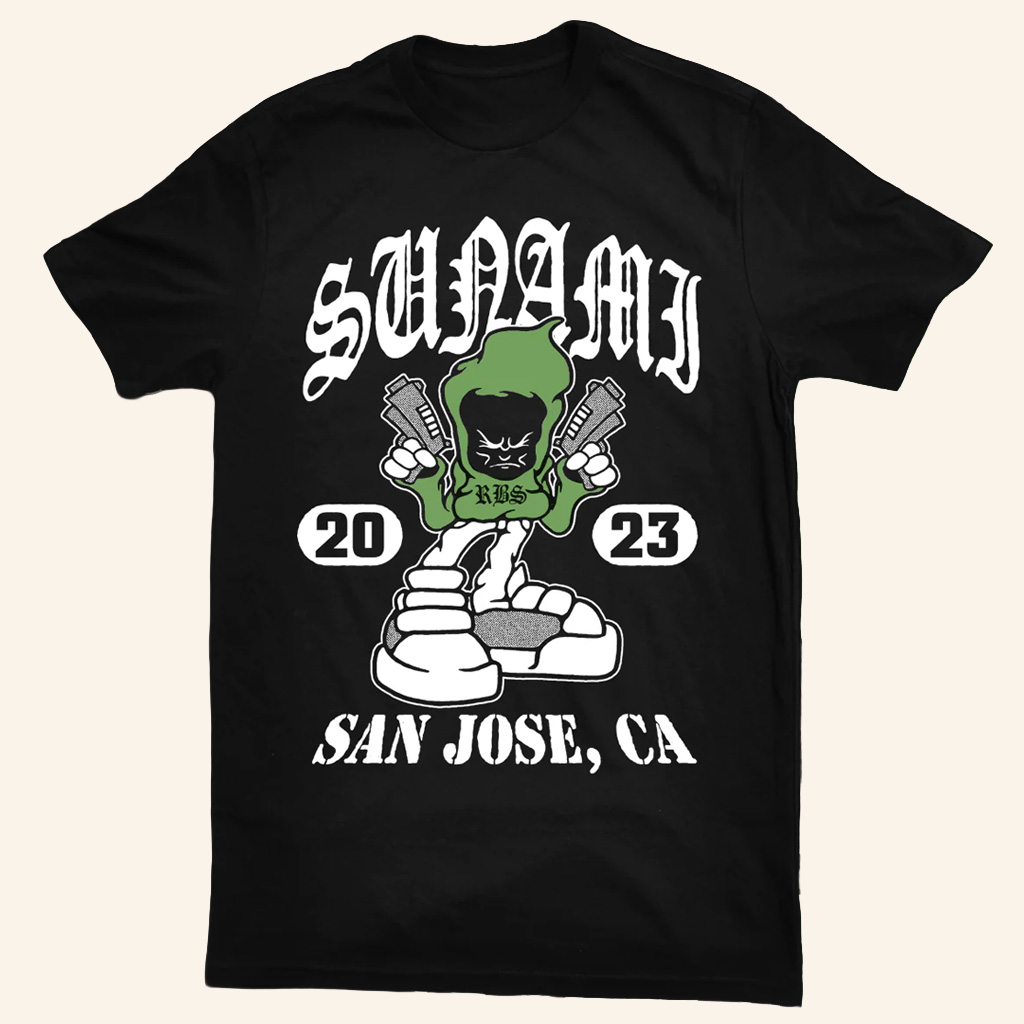Sunami Merch San Jose CA 2023 T-Shirt Music Related Gifts For Guys