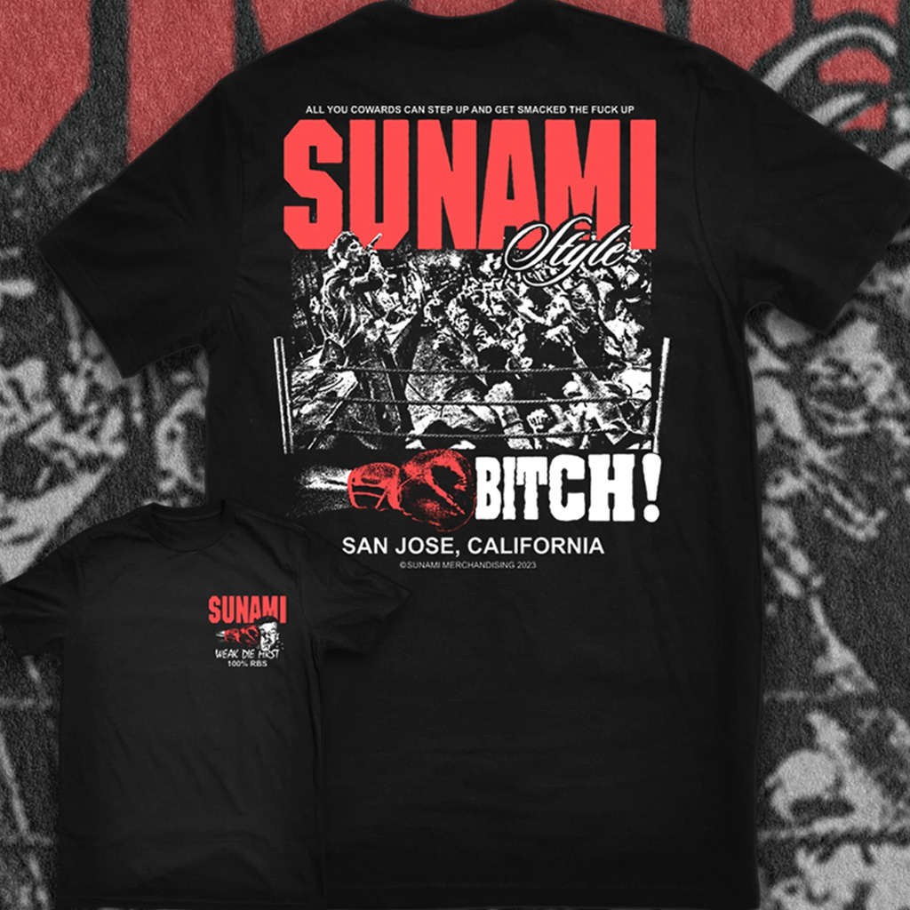 Sunami Merch Weak Die First Black T-Shirt Best Gifts For Boyfriend