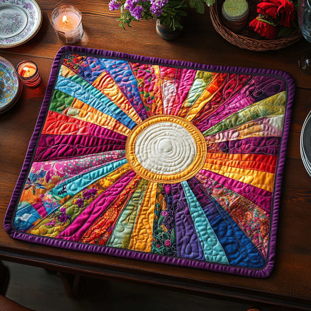 Sunbeam Serenity Quilted Place Mat Christmas House Decor Reindeer Christmas Presents