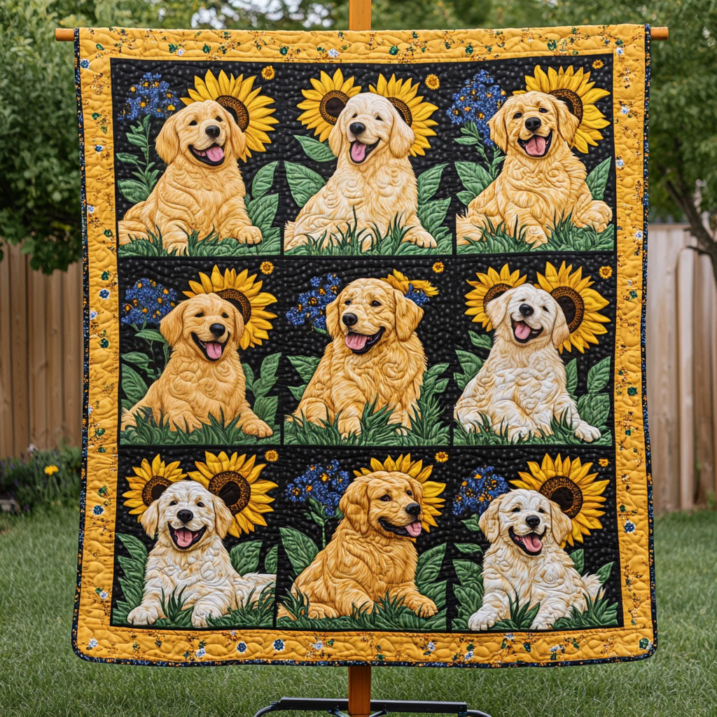 Sunbeam Smiles Quilted Blanket Best Gifts For Dog Owners