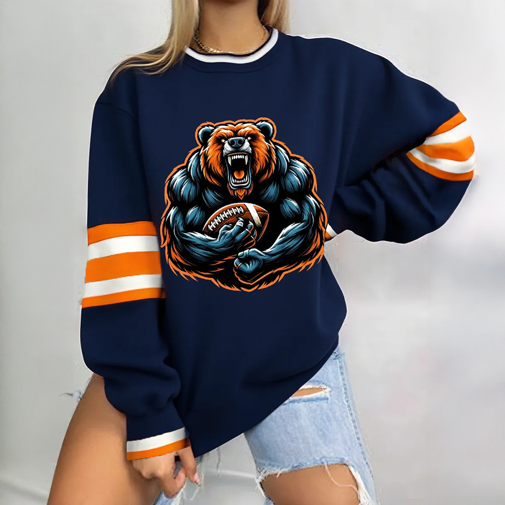 Sundays Are For The Bears Chicago Bears Sweatshirt Football Clothing Gift For Her
