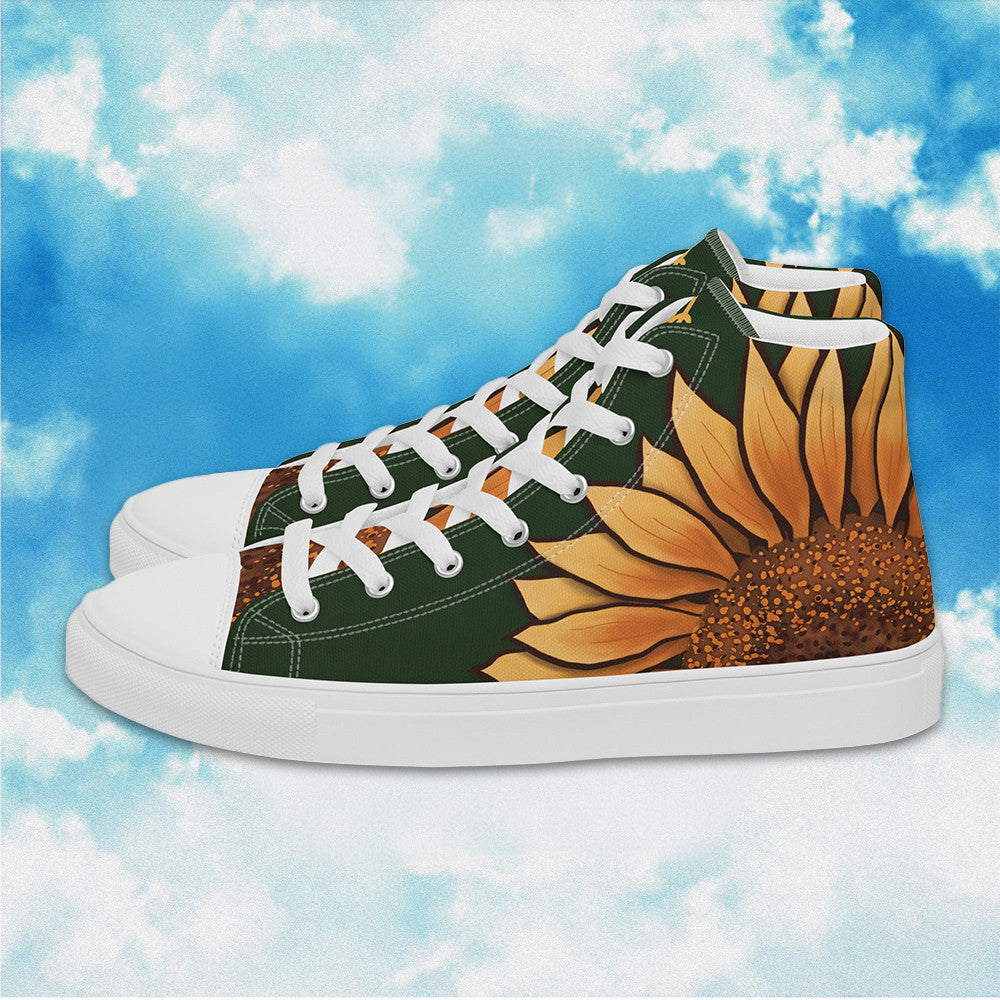 Sunflower High Top Shoes Sunflower Lovers Sneakers Gifts For Girlfriend Boyfriend Sunflower High Top Shoes Sunflower Lovers Sneakers Gifts For Girlfriend Boyfriend