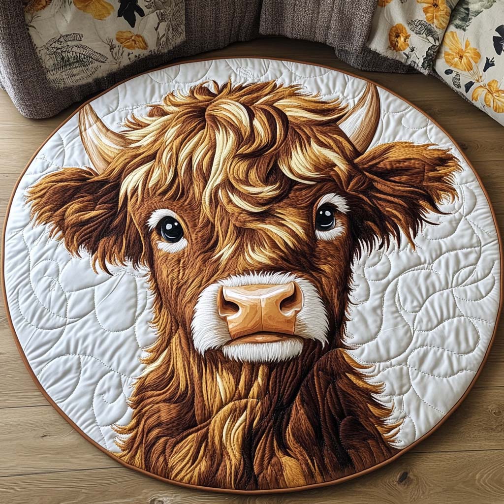 Sunflower Quilted Round Mat Front Entryway Ideas Farmer Boyfriend Gifts