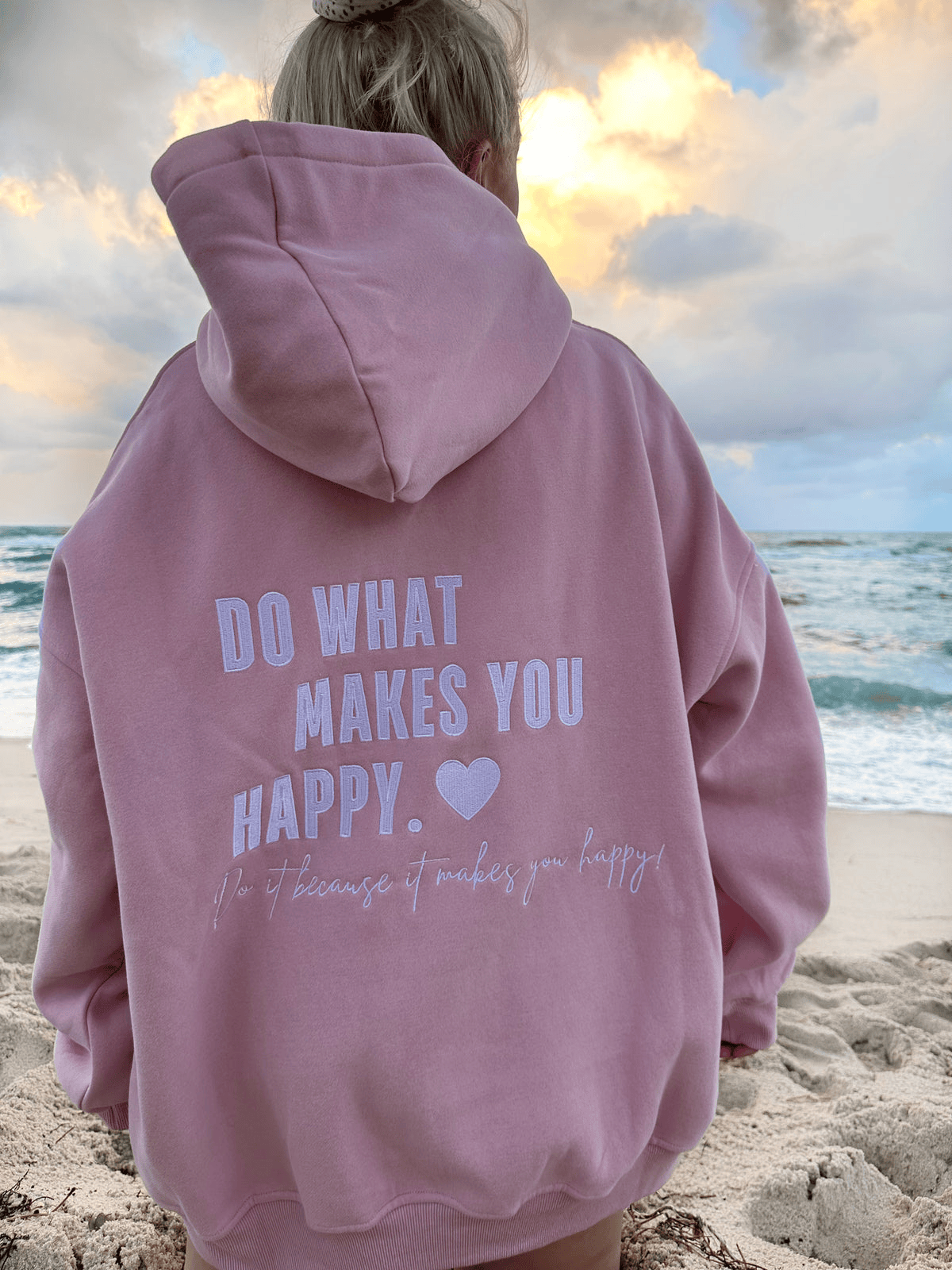 Sunkissed Coconut Hoodie Do What Makes You Happy Hoodie Creative Mother's Day Gifts