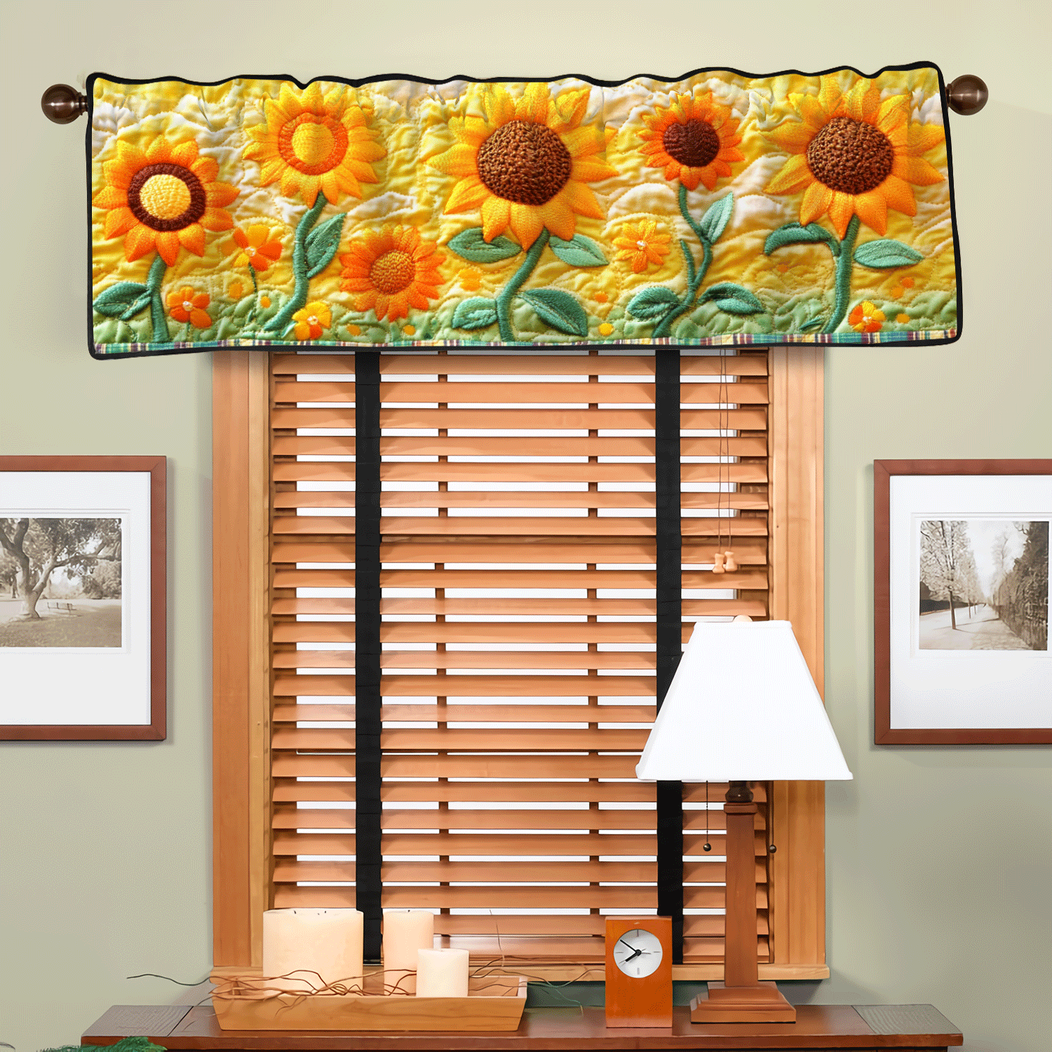 Sunlit Whispers Quilted Valance Kitchen Quilted Valance Meaningful Wedding Gifts