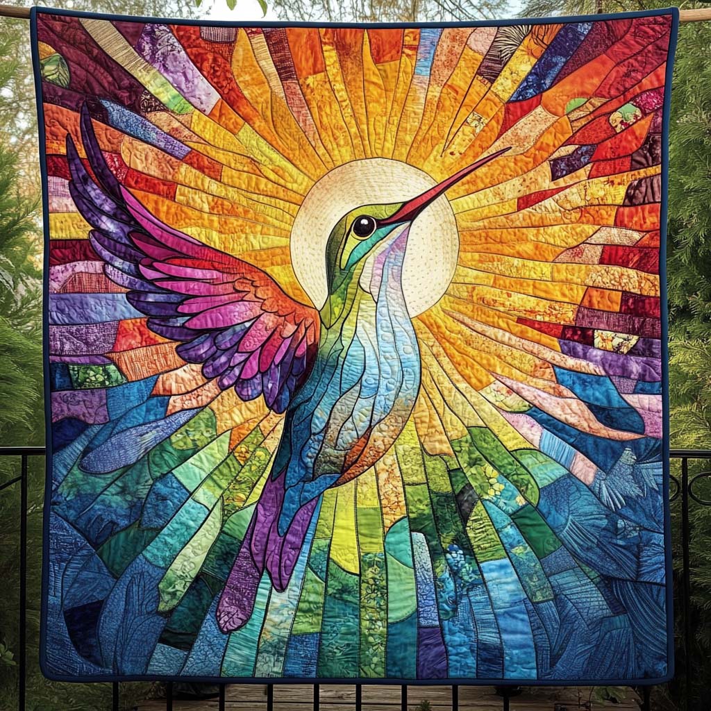 Sunlit Wings Quilted Blanket Gift Ideas For Bird Lovers