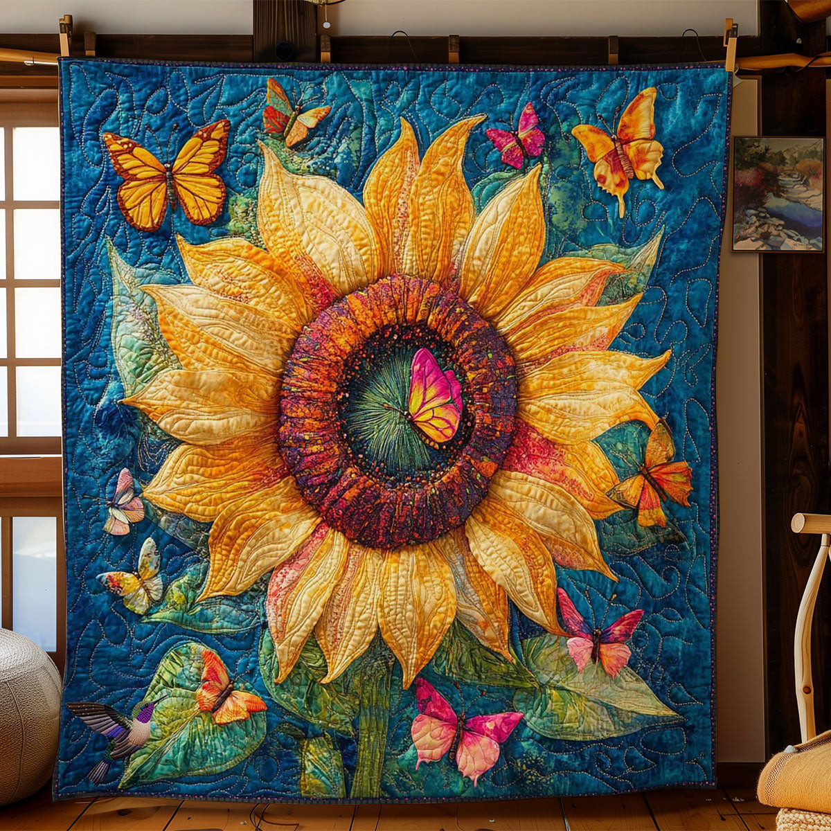 Sunny Butterflies King Blanket Gifts For Boyfriends Parents