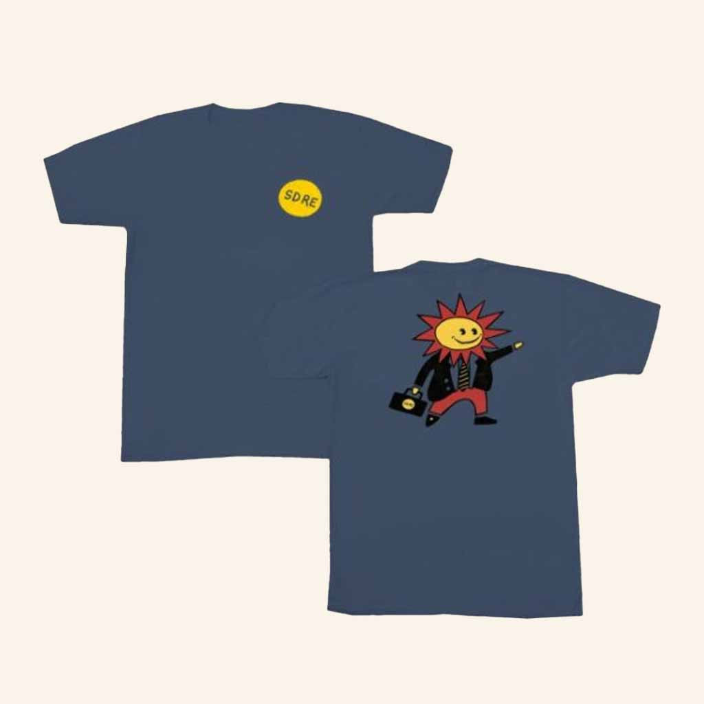 Sunny Day Real Estate Merch Vintage Mr Sunny T-Shirt Navy Gifts For Son Sunny Day Real Estate Merch Vintage Mr Sunny T-Shirt Navy Gifts For Son