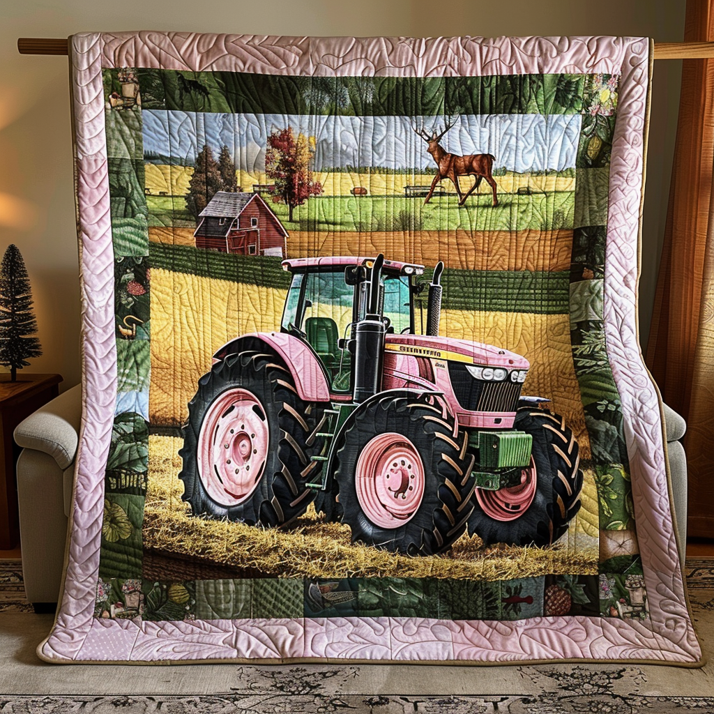 Sunny Harvest Quilted Blanket Christmas Gifts For Farmers