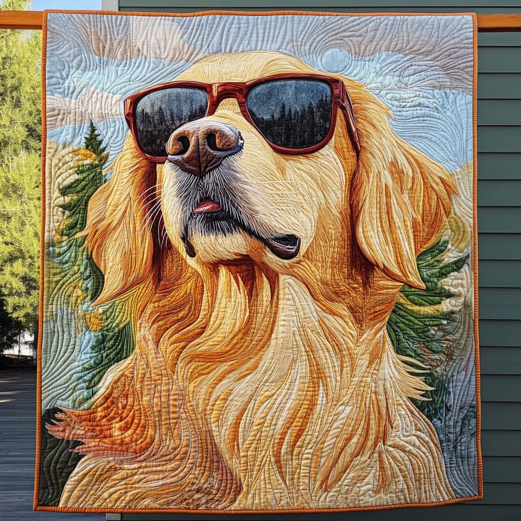 Sunny Shades Quilted Blanket Best Gifts For New Dog Owners