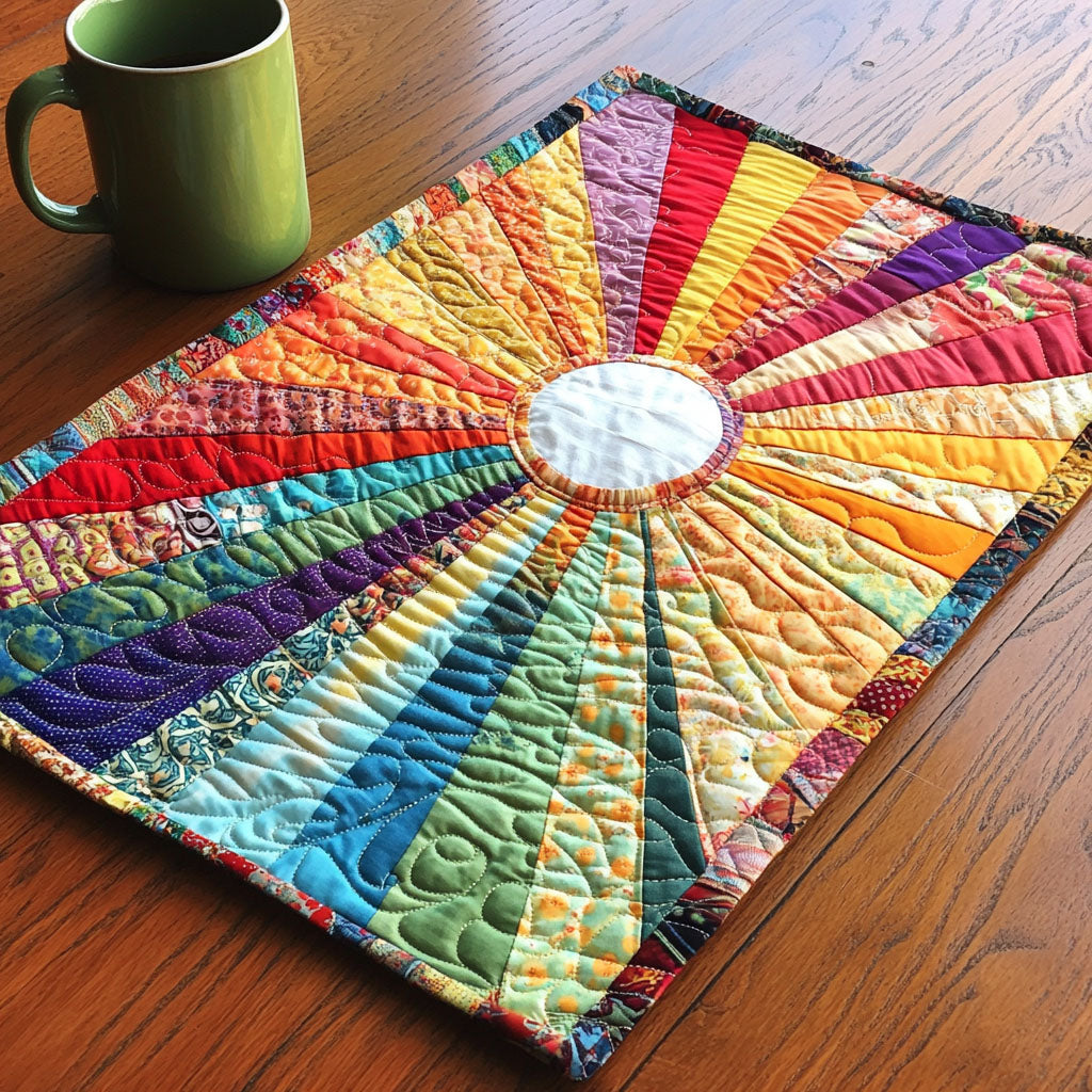 Sunrise Field Quilted Placemat Dining Table Accessories Autumn Inspired Gifts