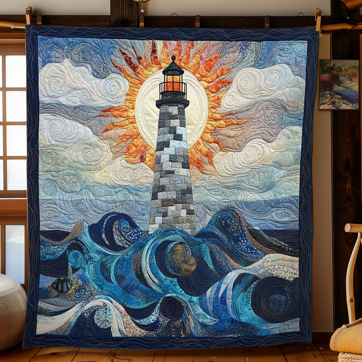 Sunrise Lighthouse Throws And Blankets Best Anniversary Gifts