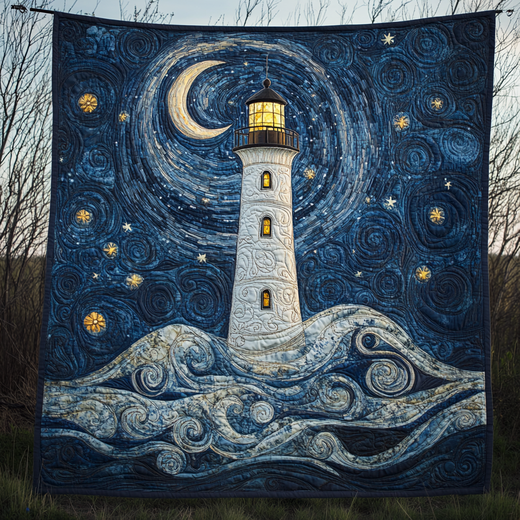 Sunset Guardian Quilted Blanket Christmas Gift Blanket