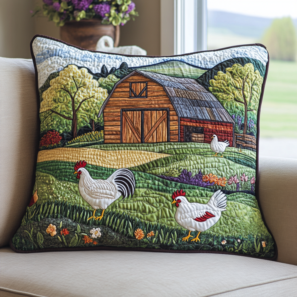 Sunset Homestead Quilted Pillow Case Nice Pillow Covers Gift Ideas For Mom