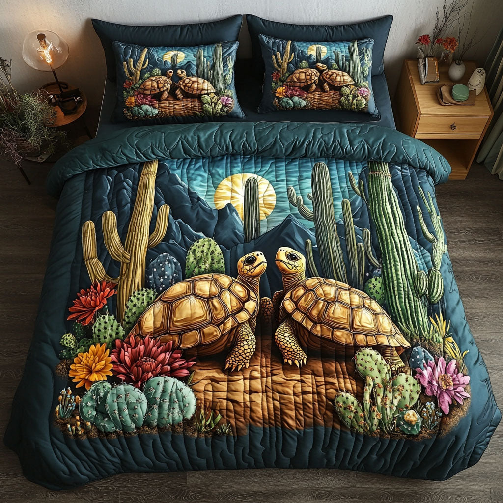 Sunset Shell Quilted Bedding Set Bed Decor Ideas Best Cactus Related Gifts
