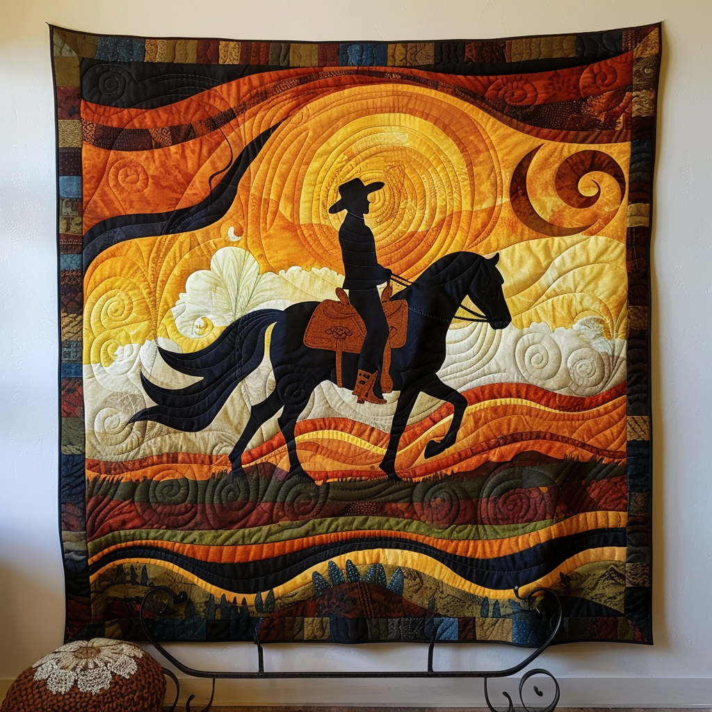 Sunset Trails Quilted Blanket Gift Ideas For Cow Lovers