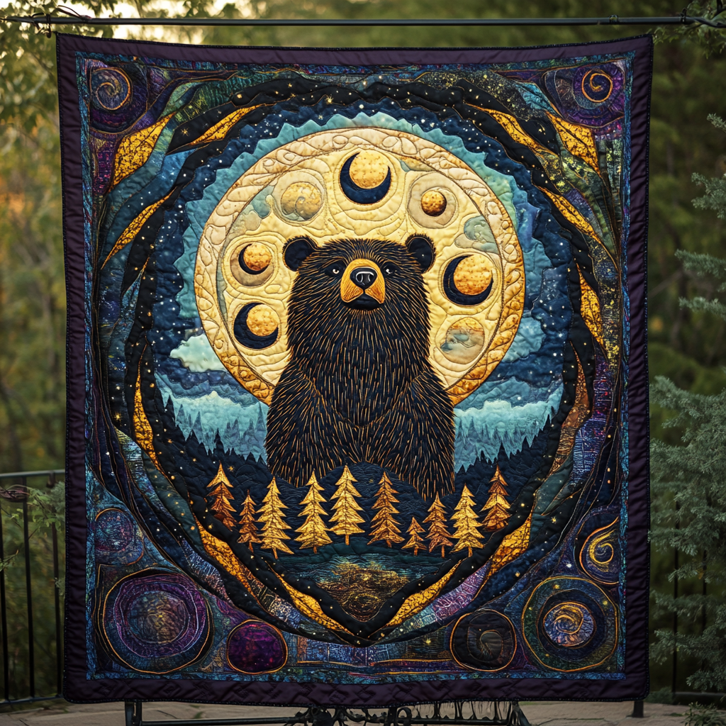 Sunset Wanderer Quilted Blanket Native American Gifts
