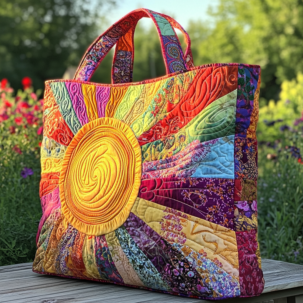 Sunshine Dreams Quilted Tote Bag Gifts For Forestry Majors