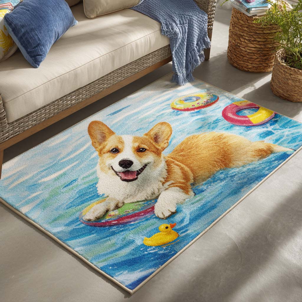 Sunshine Smile Area Rug Entryway Ideas Uniique Presents For Dog Lovers