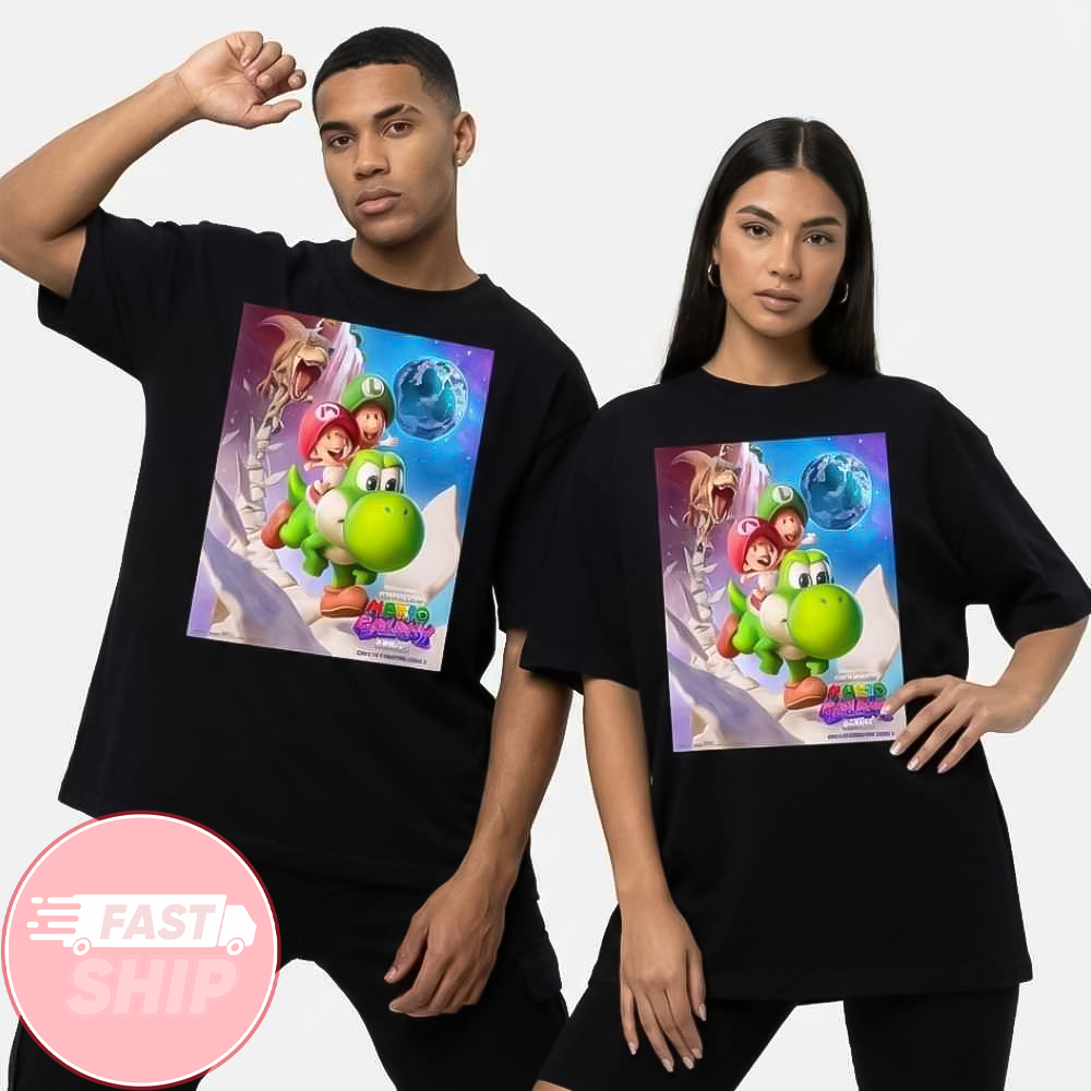 Super Mario Galaxy First Look At Baby Mario And Luigi New Poster April 1 2026 T-Shirt BFF Gifts Super Mario Galaxy First Look At Baby Mario And Luigi New Poster April 1 2026 T-Shirt BFF Gifts