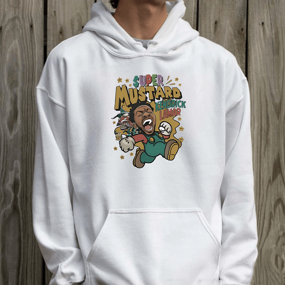 Super Mustard Kenrick Lamar Sweatshirt Kenrick Lamar Clothing Funny Gifts For Enthusiasts