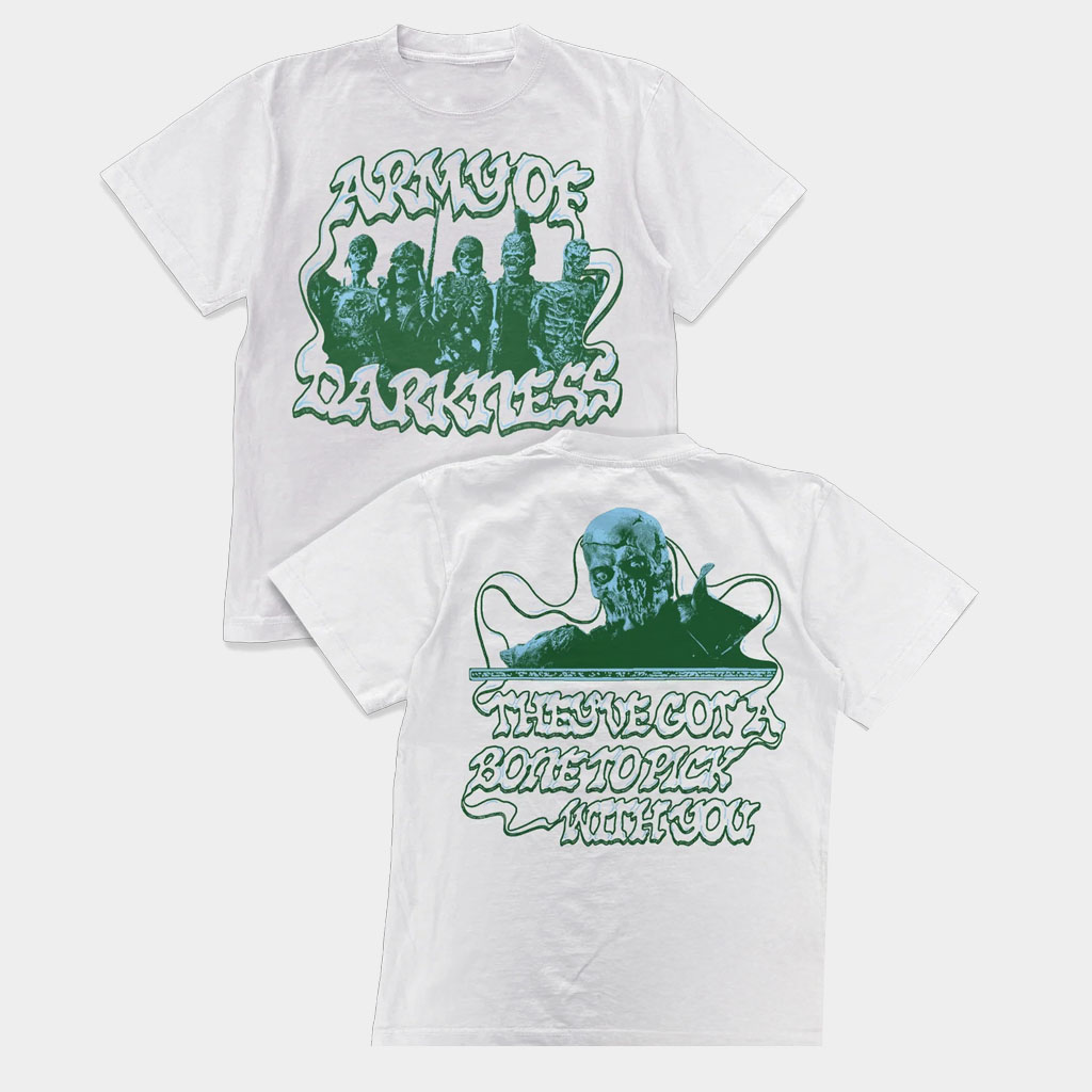 Super Yaki Merch Bone To Pick With You Shirt Army Of Darkness T-Shirt Gifts For Dad-1 Super Yaki Merch Bone To Pick With You Shirt Army Of Darkness T-Shirt Gifts For Dad-1