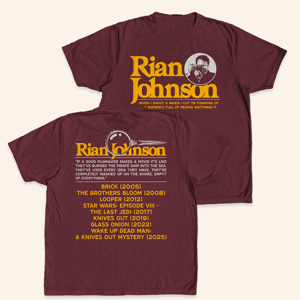 Super Yaki Merch Rian Johnson A Good Filmmaker T-Shirt Gifts For Brother