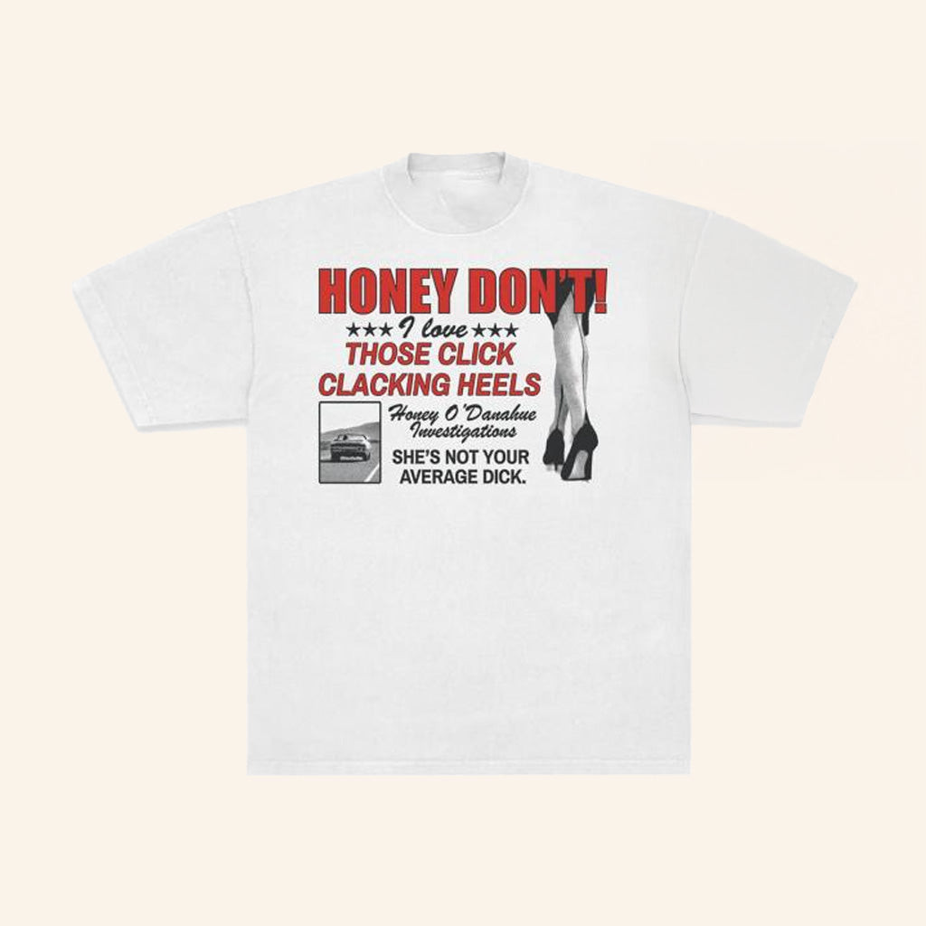 Super Yaki Merch Super Yaki And Honey Dont Present Click Clacking Heels Shirt Him Gifts