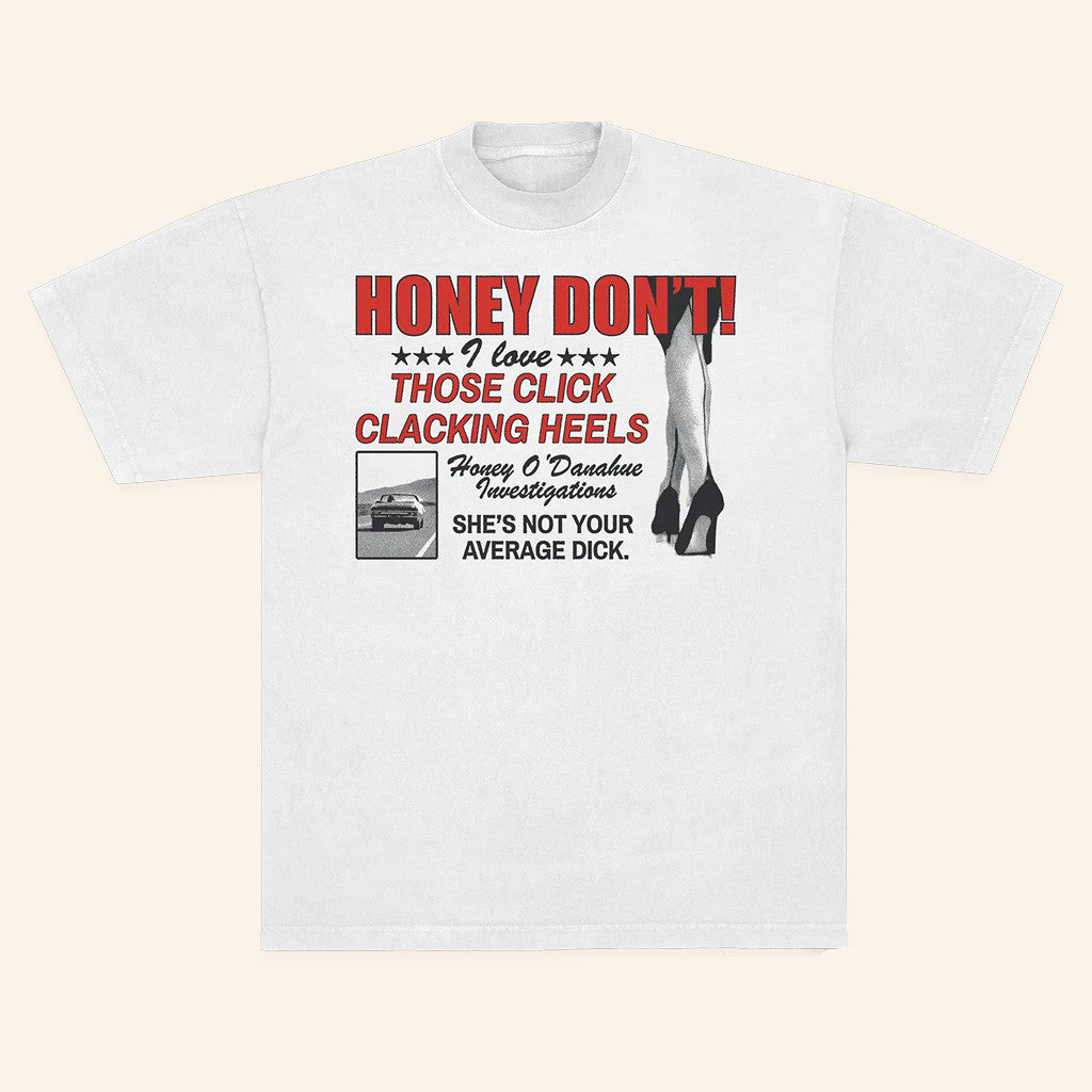 Super Yaki Merch Super Yaki And Honey Don't Present Click Clacking Heels Shirt Him Gifts