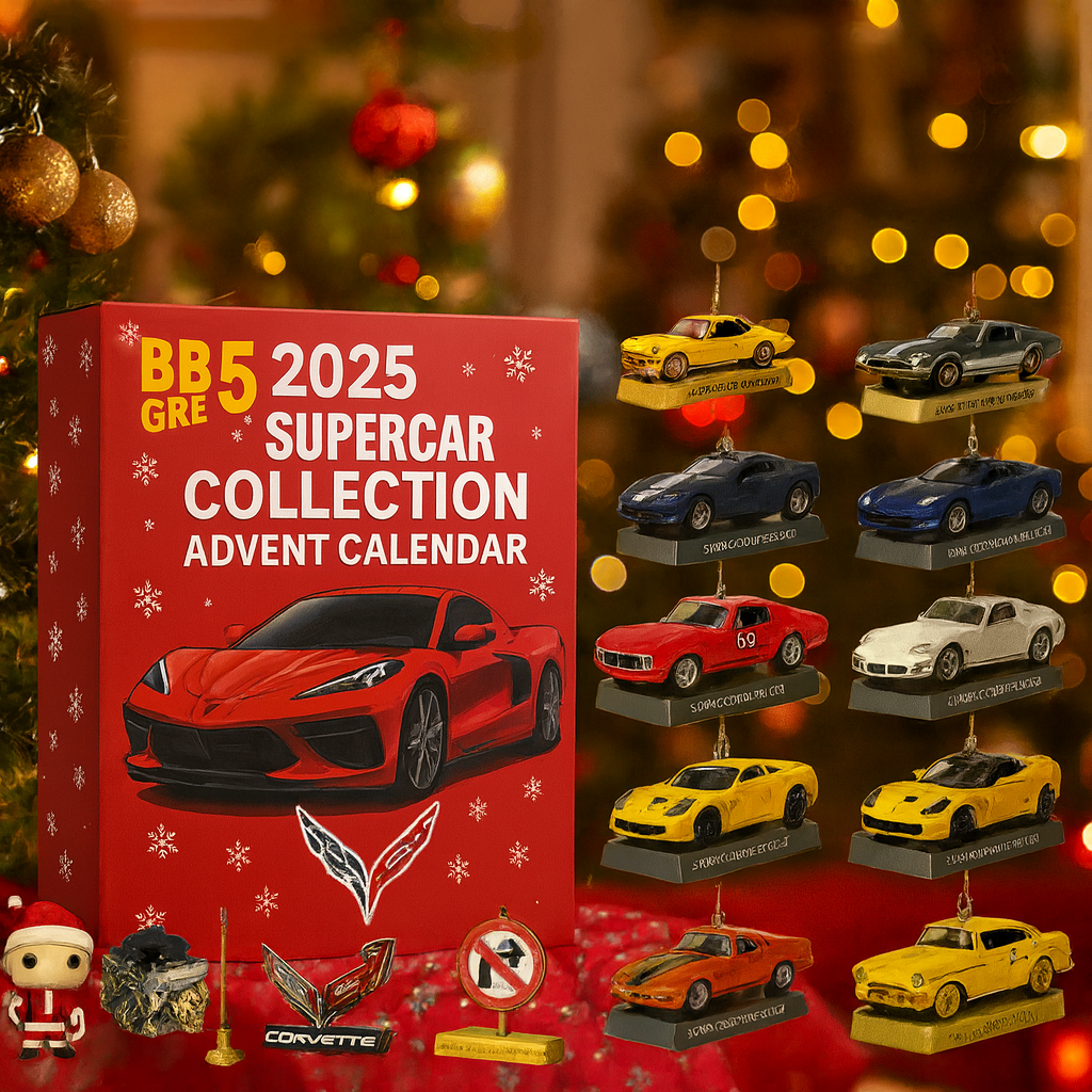 Supercar Collection Advent Calendar 2025 Christmas Countdown Calendar Car Lover Gift