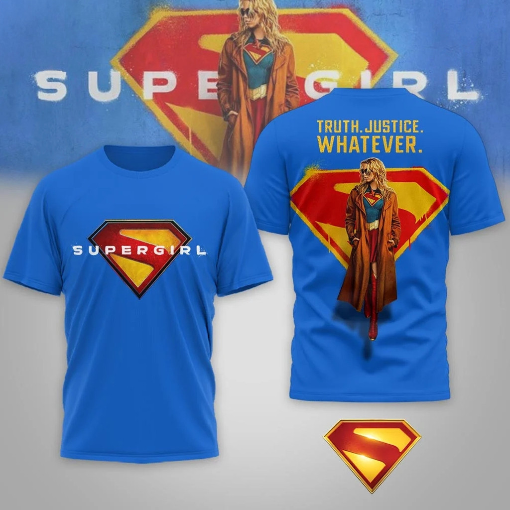 Supergirl Logo And Kara Zor El Shirt Truth Justice Whatever 2026 Shirt Gifts For Fans