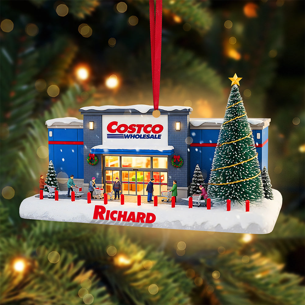 Supermarket Ornament - Personalized Gifts For Loved Ones - Funny Christmas Ornament Gift