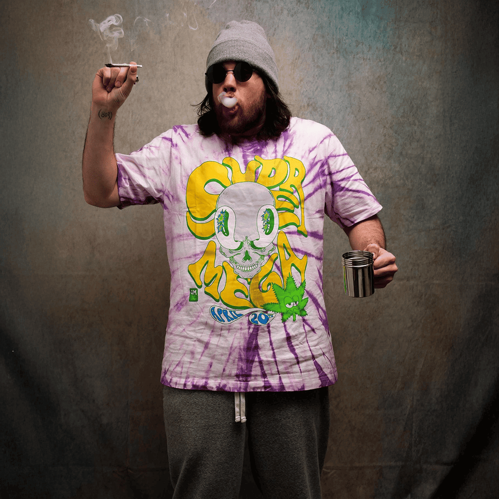 SuperMega Merch SuperMega 420 Skeleton Tie Dye T-Shirt 420 Merch Good Father's Day Presents SuperMega Merch SuperMega 420 Skeleton Tie Dye T-Shirt 420 Merch Good Father's Day Presents