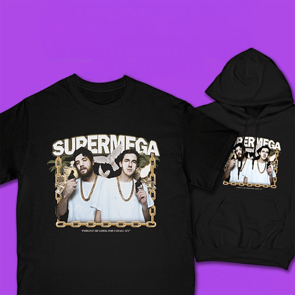 SuperMega Merch Supermega Forgive Me Lord For I Shall Sin T-Shirt Awesome Father's Day Gifts SuperMega Merch Supermega Forgive Me Lord For I Shall Sin T-Shirt Awesome Father's Day Gifts