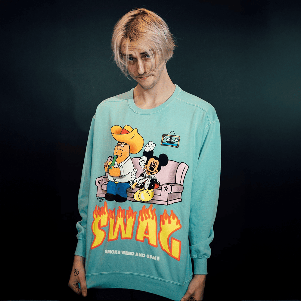 SuperMega Merch Swag Smoke Weed And Game Supermega 420 Sweatshirt Top 10 Father's Day Gifts SuperMega Merch Swag Smoke Weed And Game Supermega 420 Sweatshirt Top 10 Father's Day Gifts