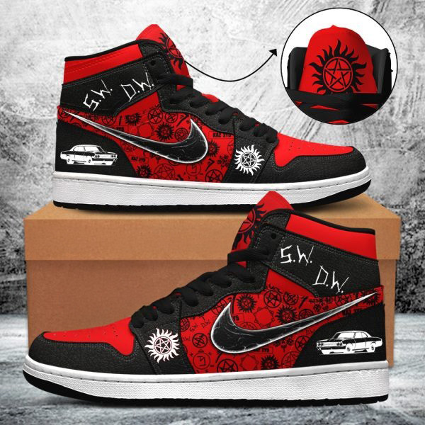 Supernatural AJ 1 Sneaker Good Gifts For Husband