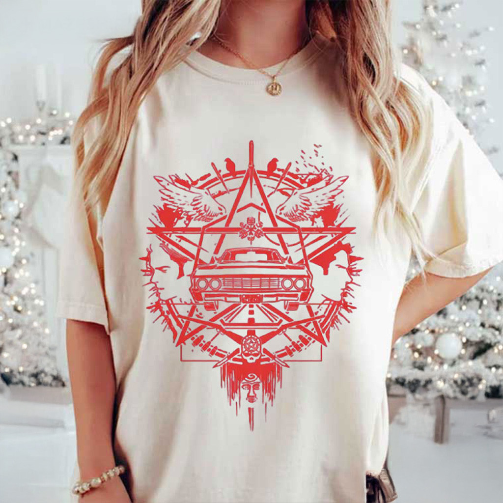 Supernatural Logo Anti Possession TV Show T-Shirt Gift Ideas For Wife