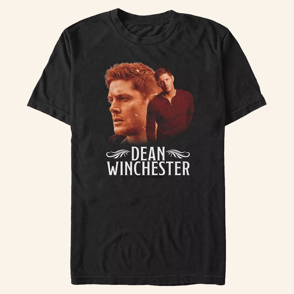 Supernatural Merch Dean Winchester T-Shirt Best Gifts For Boyfriend Supernatural Merch Dean Winchester T-Shirt Best Gifts For Boyfriend