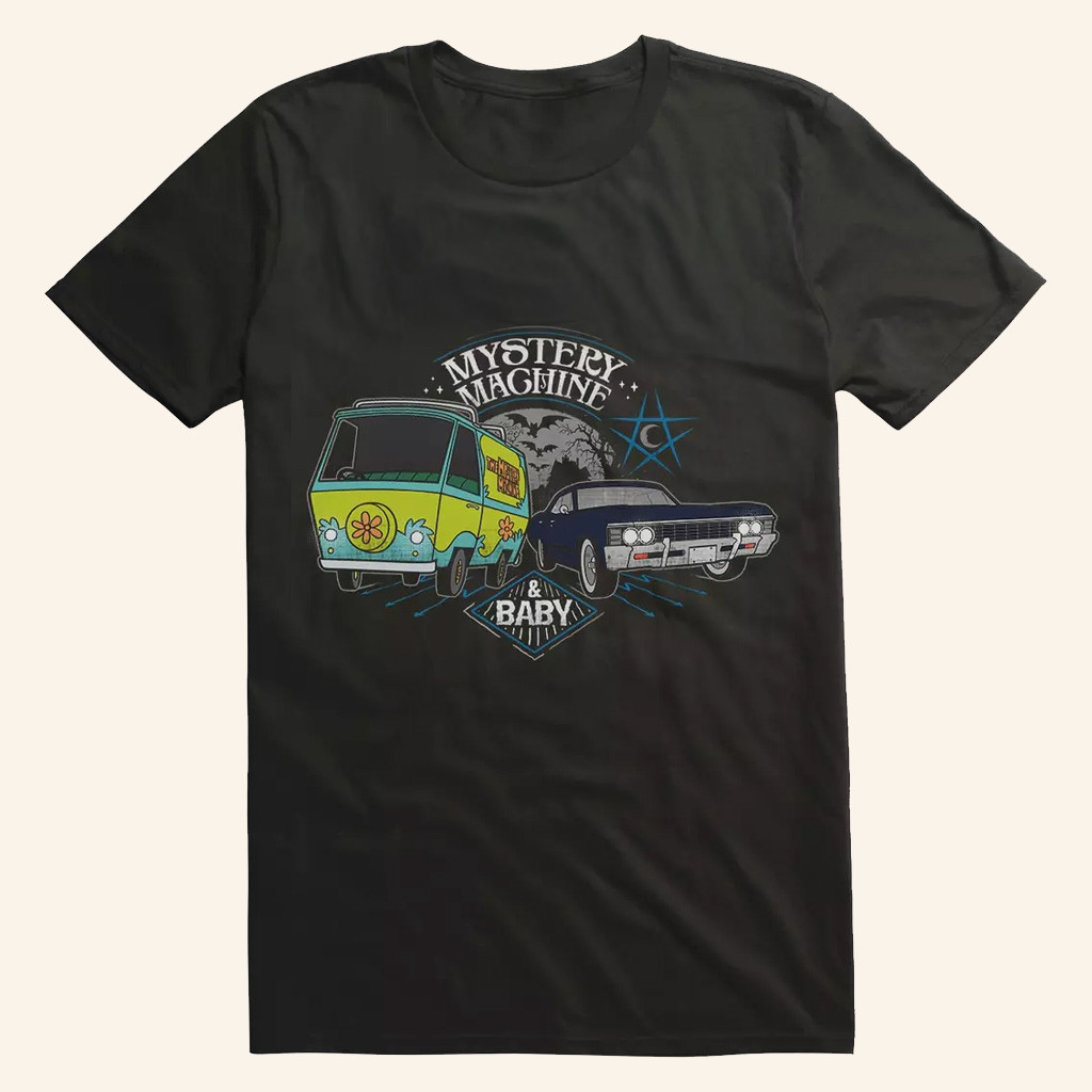 Supernatural Merch Scoobynatural Mystery Machine T-Shirt Gift Ideas For Dad Supernatural Merch Scoobynatural Mystery Machine T-Shirt Gift Ideas For Dad