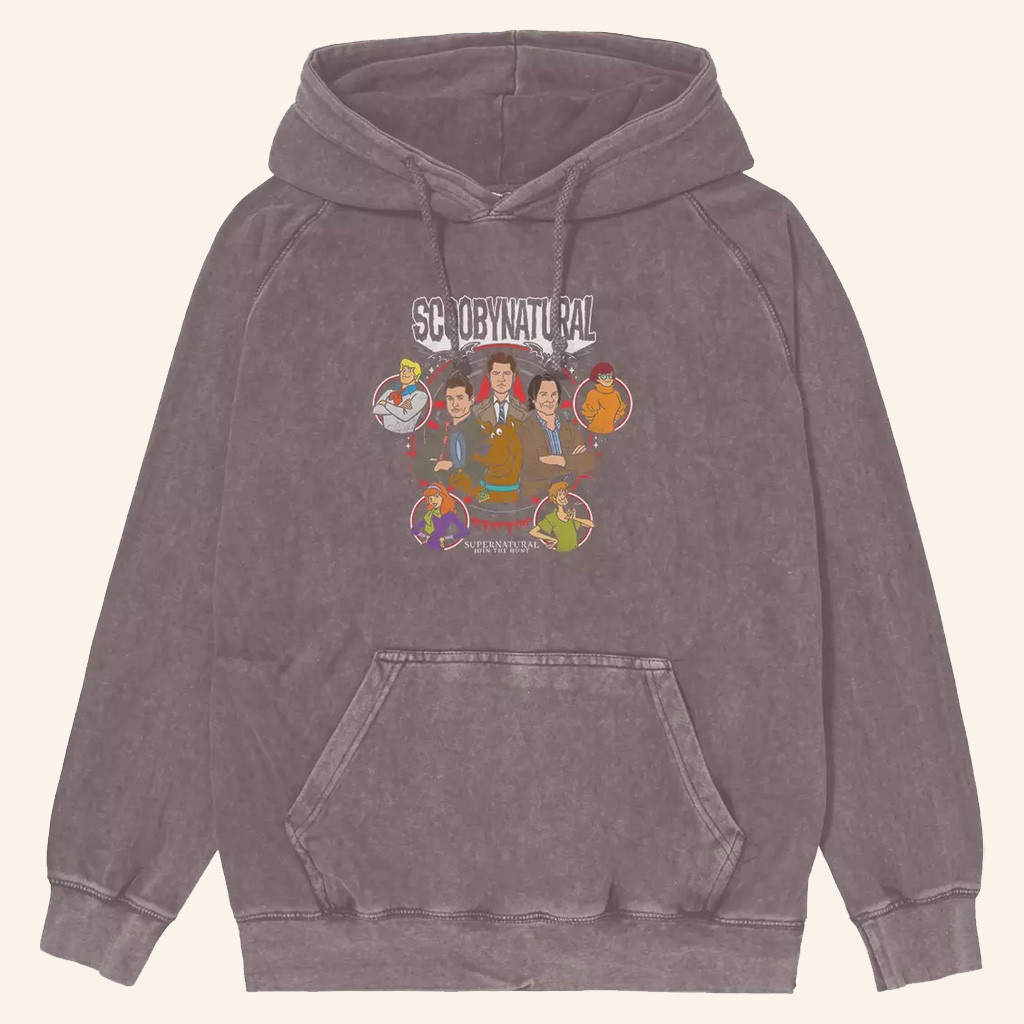 Supernatural Merch Scoobynatural Team Hoodie Birthday Present For Wife