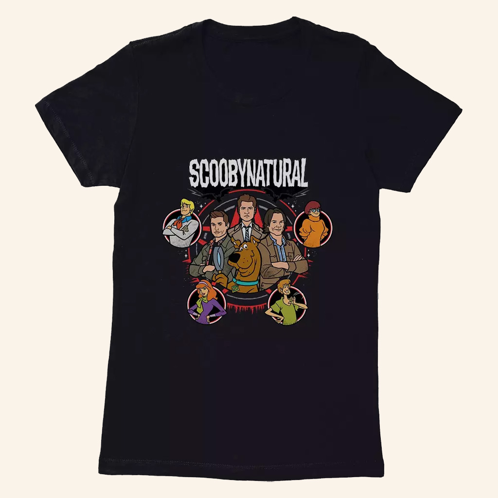 Supernatural Merch Scoobynatural Team T-Shirt Christmas Present For Wife