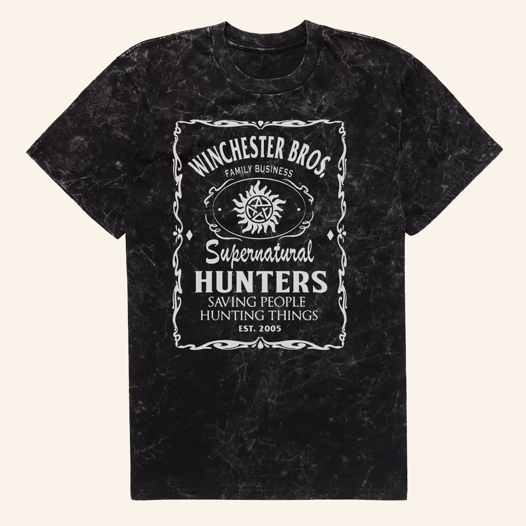 Supernatural Merch Winchester Bros T-Shirt Best Gifts For Boyfriend