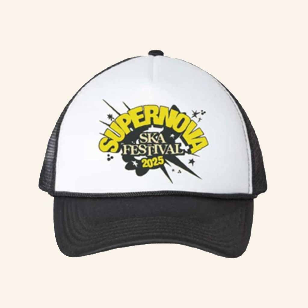 Supernova Ska Merch Supernova Ska Festival 2025 Trucker Hat Christmas Gifts For Guys Supernova Ska Merch Supernova Ska Festival 2025 Trucker Hat Christmas Gifts For Guys