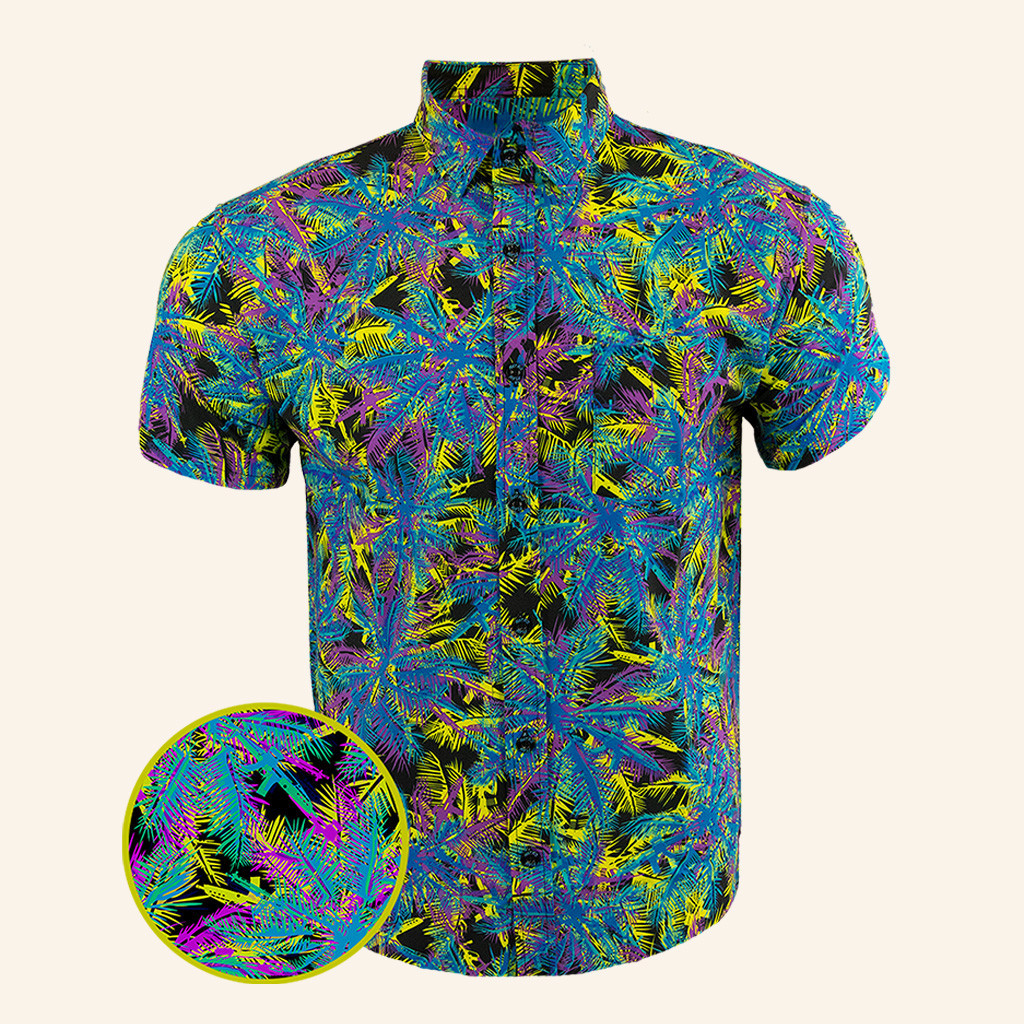 Supersonic Palm Button Down Shirt Tactical Aloha Shirt Present For Brother Supersonic Palm Button Down Shirt Tactical Aloha Shirt Present For Brother