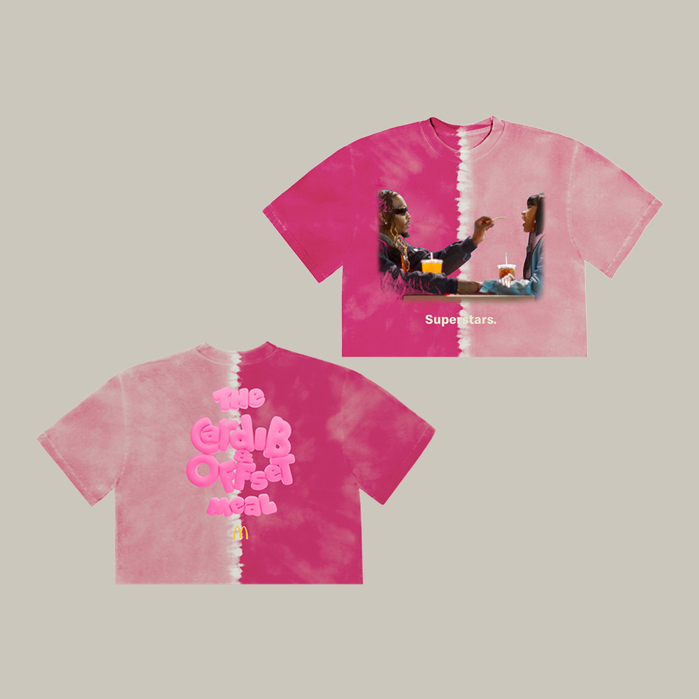 Superstars Tie Dye Crop Top The Cardi B And Offset Meal Merch Lovely Gift For Fans