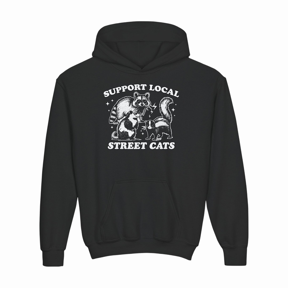 Support Local Street Cats Zingara Hoodie Zingara Music Apparel Present Idea For Boyfriend