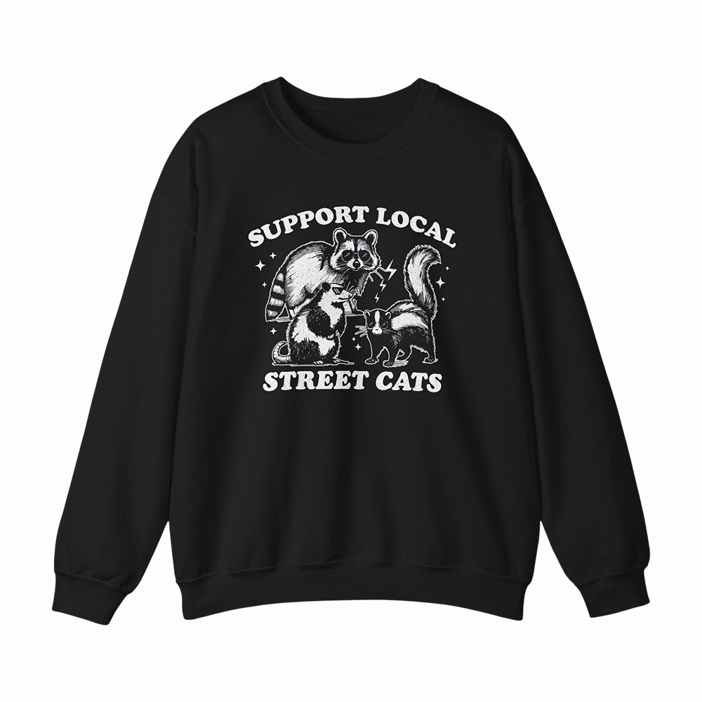 Support Local Street Cats Zingara Sweatshirt Music Apparel Great Gift For Zingara Fans