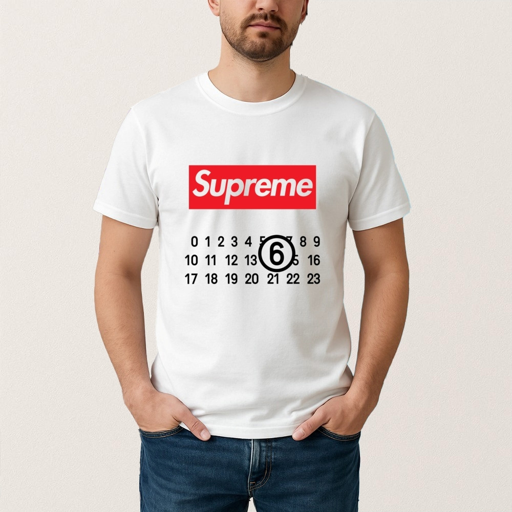 Supreme X Maison Margiela Mm6 T-Shirt Streetwear Apparel Gift For Friends