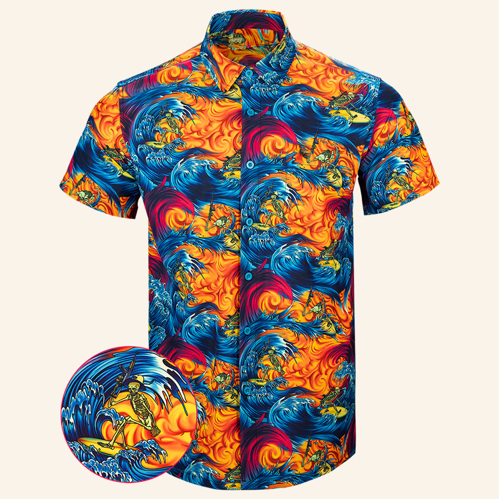 Surfs Up Button Down Shirt Tactical Shirt Hawaii Style Birthday Gift For Father Surfs Up Button Down Shirt Tactical Shirt Hawaii Style Birthday Gift For Father