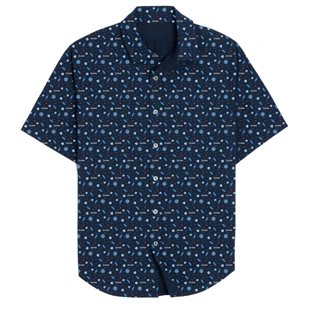 Surfside Merch Surfside Hawaiian Shirt Navy Gifts For Dad